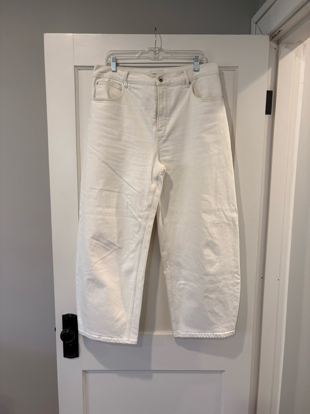 Everlane Cream Way-High Curve Jeans - 32/33L (waist altered) - Picture 4 of 8